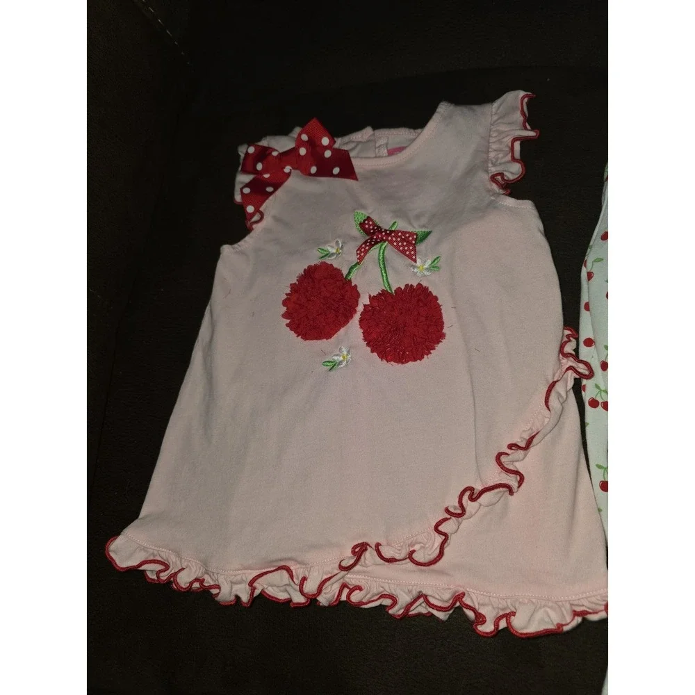 Goodlad cherry outfit top and leggings size 18 months